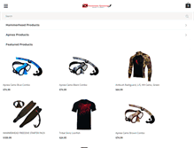 Tablet Screenshot of hammerheadwebstore.com